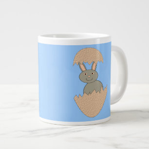 Hase schlüpft aus Ei Weird-Mug Jumbo-Tasse