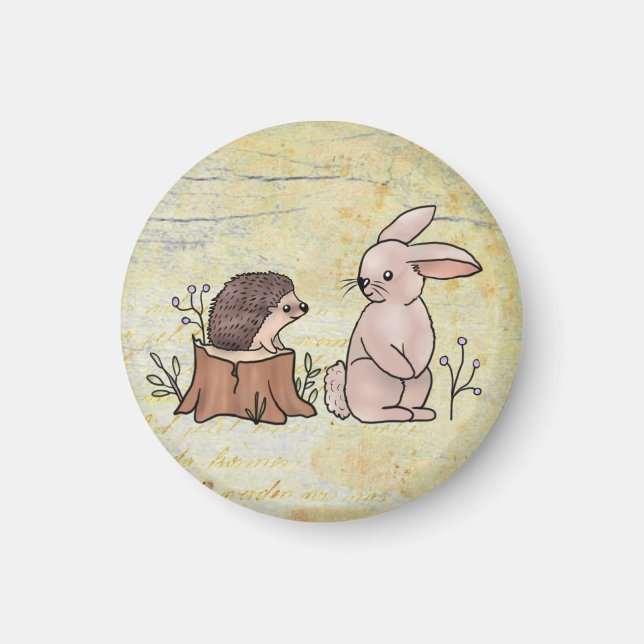 Hase und Igel  Magnet (Vorne)