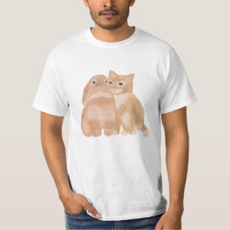 Hase und Katze T-Shirt