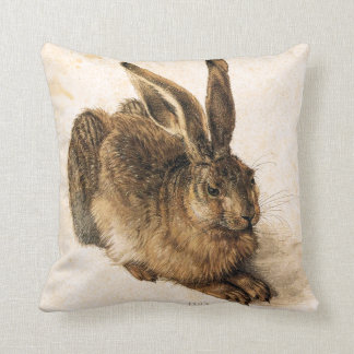 Hase-Wurfs-Kissen Albrecht Durer junges Kissen