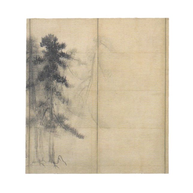 Hasegawa Tōhaku Pine Trees Notizblock (Vorderseite)