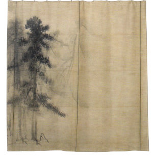 Hasegawa Tōhaku Pinienbäume Duschvorhang
