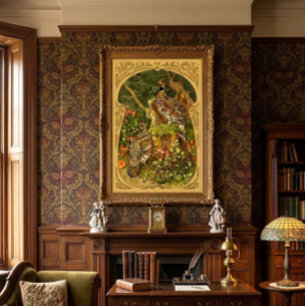 Haselhuhn Vintage Art Nouveau Poster