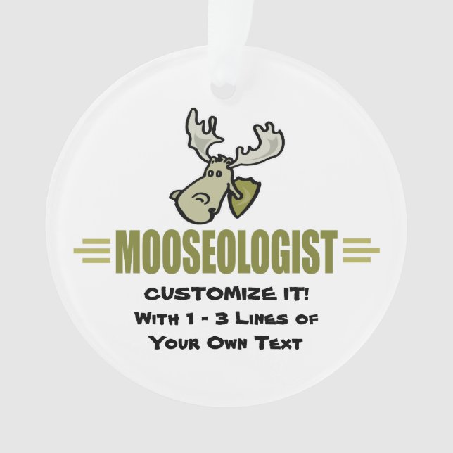 Haselmoose Ornament (Vorderseite)