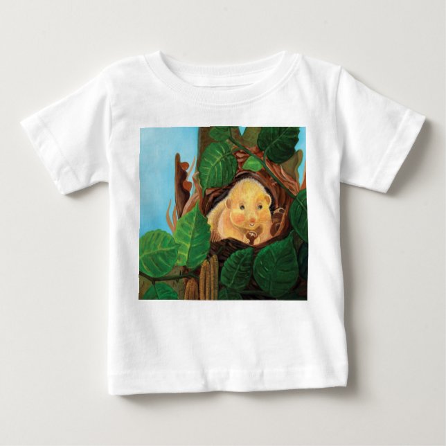 Haselnuss-Dormaus Baby T-shirt (Vorderseite)