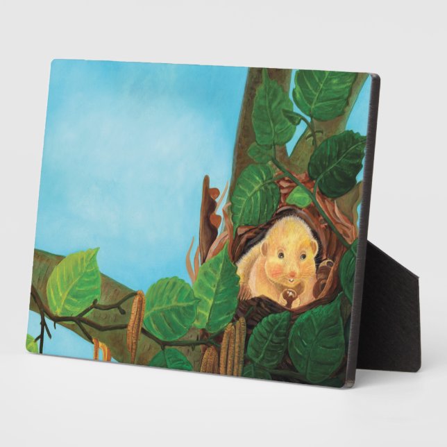 Haselnuss-Dormaus Fotoplatte (Seite)