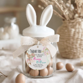 Hasen-Ballerina-Geburtstagsanhänger Geschenkanhänger