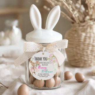 Hasen-Ballerina-Geburtstagsanhänger Geschenkanhänger