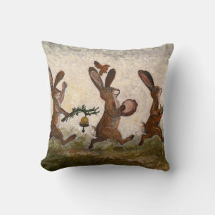 Hasen Bunny Band Wandkunst Musikalische Kaninchen Kissen