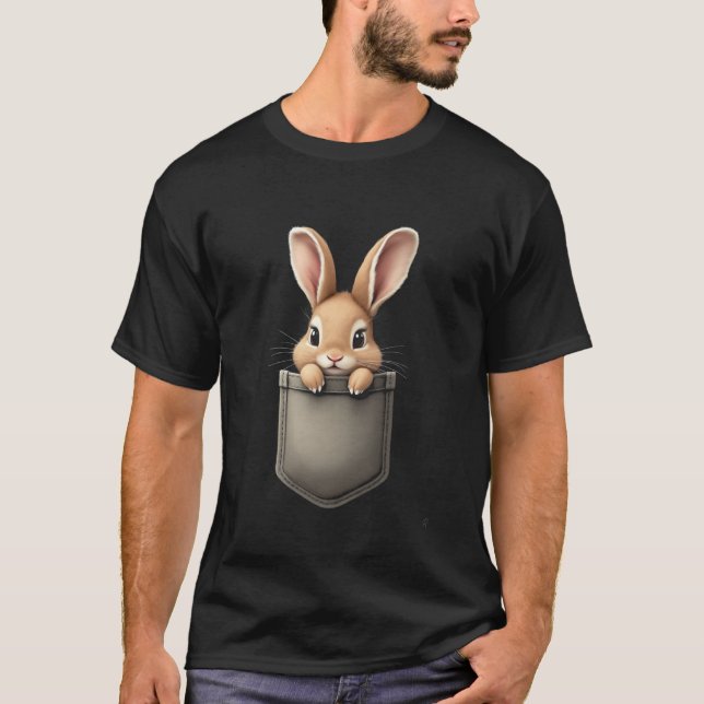 Hasen-Cartoon T-Shirt (Vorderseite)