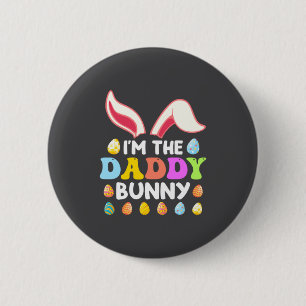 Hasen Gesicht Cool Easter Bunny Mit Gles Daddy Fa  Button