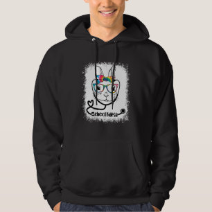 Hasen-Gesicht-Schulkrankenschwester-Brille Kranken Hoodie