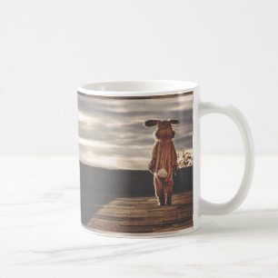 Hasen-Grunge Kaffeetasse