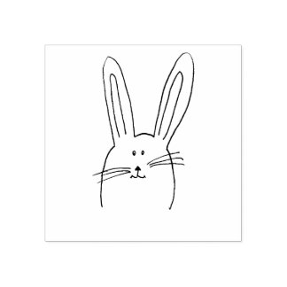 Hasen Gummistempel
