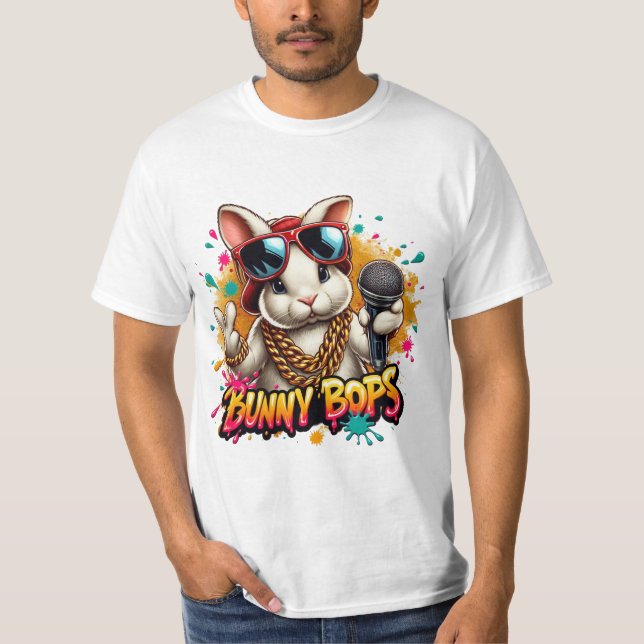 Hasen-Hits T-Shirt (Vorderseite)