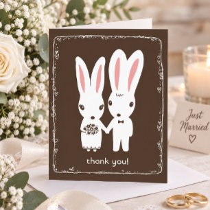 Hasen Hochzeit Danke