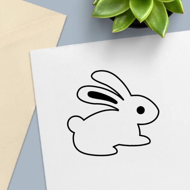 Hasen-Kaninchen-Farbe Gummistempel (Von Creator hochgeladen)