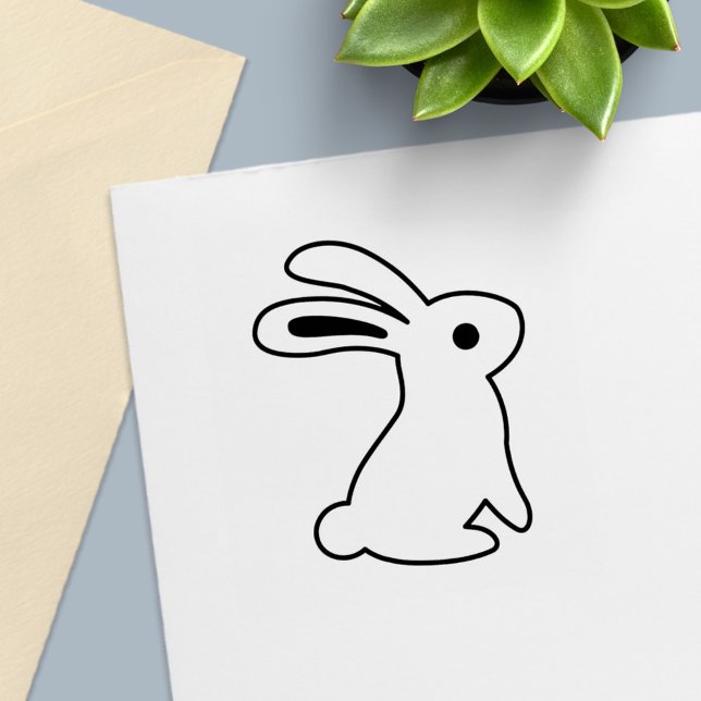 Hasen-Kaninchen-Farbe Permastempel (Von Creator hochgeladen)