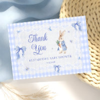 Hasen-Karo-Baby-Shower-Dankeskarten-Häschen