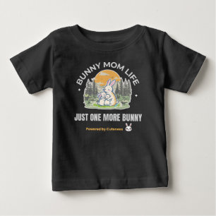 Hasen-Mama-Leben T-Shirt, Nur noch ein Hasen-Shirt Baby T-shirt