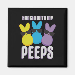 Hasen Ostern Hängen Mit Meinen Hasen Coole Hasen Magnet