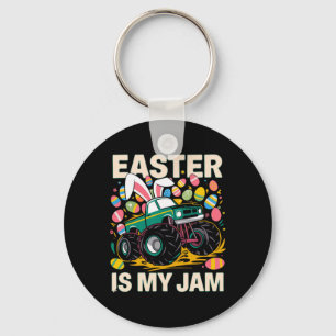 Hasen-Ostern ist mein Jam Truck Ostern Eier Kinder Schlüsselanhänger