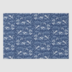 Hasen Schnee Feld Weiße Kaninchen Winter Muster Bl Seidenpapier