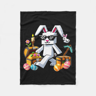 Hasen-Sonnenbrille-Hasen-Eier Frohe Ostern Bruh Lu Fleecedecke