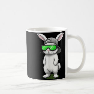 Hasen-Sonnenbrille Mütze cooler Hase Pixel Osterta Kaffeetasse