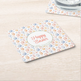 Hasen und Eier Rechteckiger Pappuntersetzer