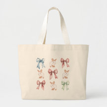Hasen und Schleifen Kordelzug-Rucksack