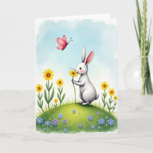 Hasenblumen-Schnüffel-Süßkarte Karte