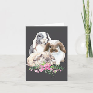 Hasenkaninchen Hasenmama Hase Karte