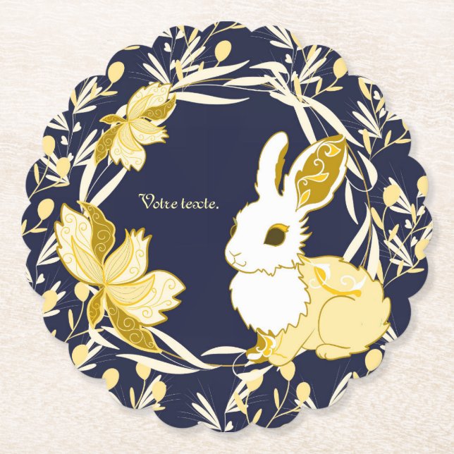 Hasenkoko Untersetzer (Vorderseite)
