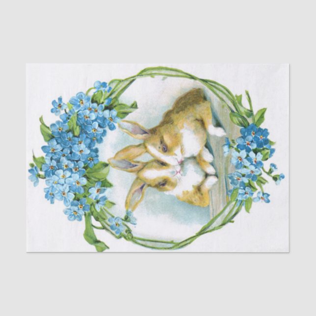 Hasenliebe Seidenpapier (Vorderseite)