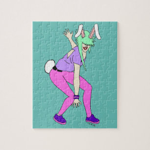 Hasenmädchen Puzzle
