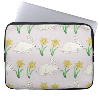 Hasenmuster Laptopschutzhülle