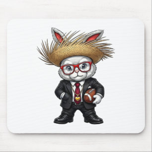 Hasenohren Amerikanische Fussball Lustiger Osterha Mousepad
