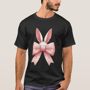 Hasenohren Coquette Schleife Frohen Ostertag Weibl T-Shirt