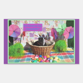 Hasenpfeffer Rechteckiger Aufkleber