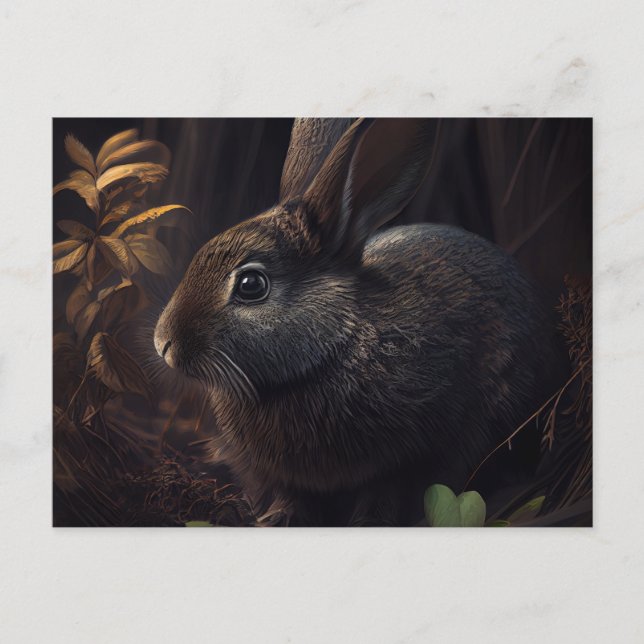 Hasenpostkarten Postkarte (Vorderseite)