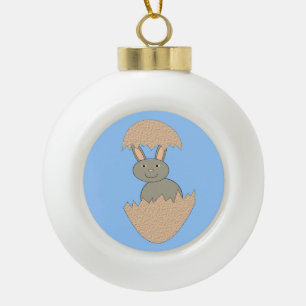 Hasenschlaf aus dem eigen Weißen Ornament