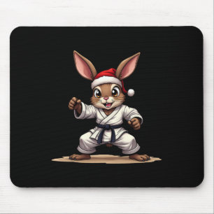 Hasenschwanz in Karate, Uniform für Christma Mousepad