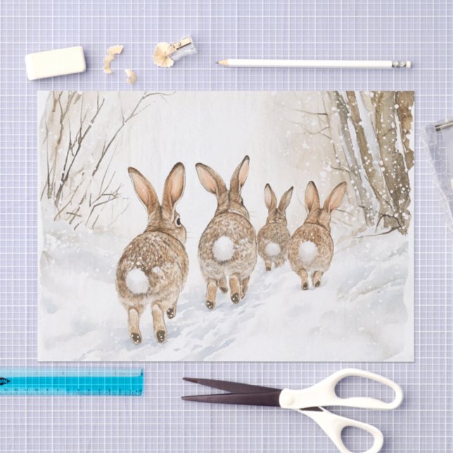 Hasenwälder Weihnachten Seidenpapier (Handwerk)