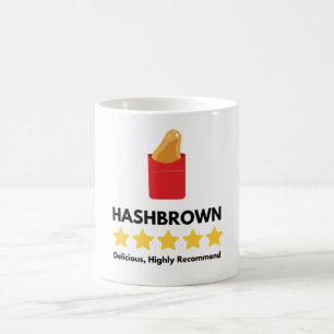 Hashbraun-Fastfood-Liebhaber Kaffeetasse
