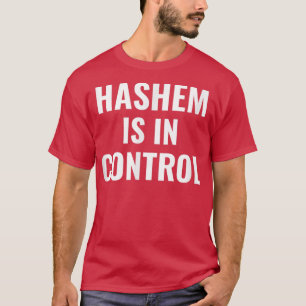 Hashem ist in Kontrolle, wir vertrauen hebräischen T-Shirt