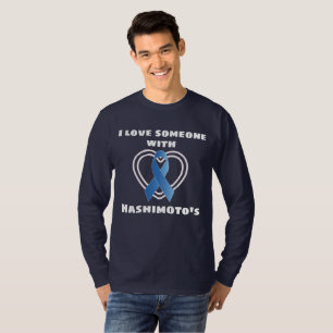 Hashimotos Awareness Liebe Jemand mit Hashimoto's T-Shirt