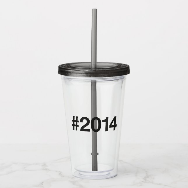 Hashtag 11 Geburtstag 2014 Acryltrinkbecher (Vorderseite)