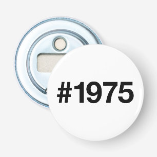 Hashtag 1975 50 Jahre Geburtstag Flaschenöffner