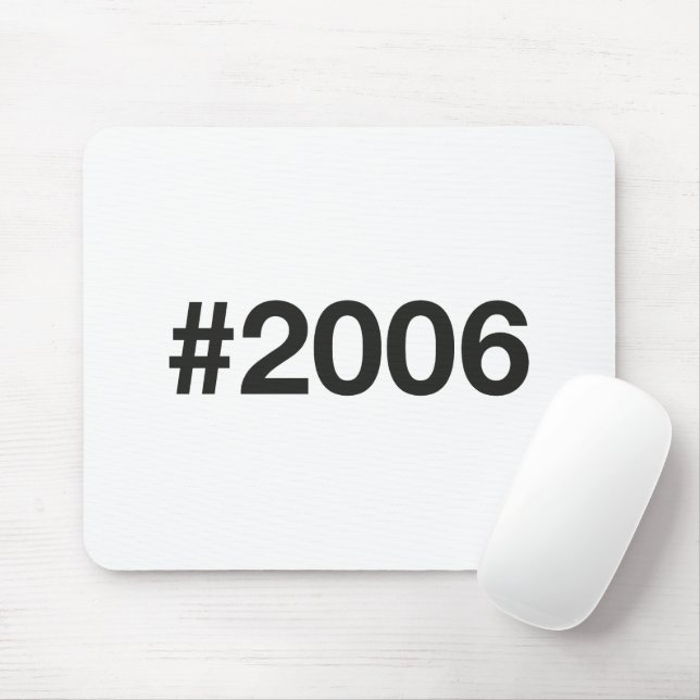 Hashtag 2006 19 Geburtstag Mousepad (Mit Mouse)